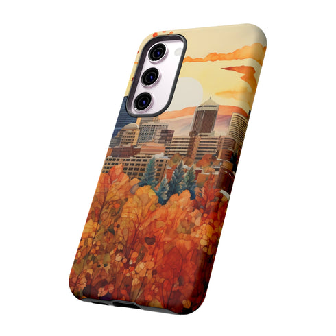 An Urban Autumn Overlook - Impact Resistant Phone Case